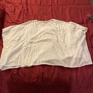 Eileen Fisher white oversized tee